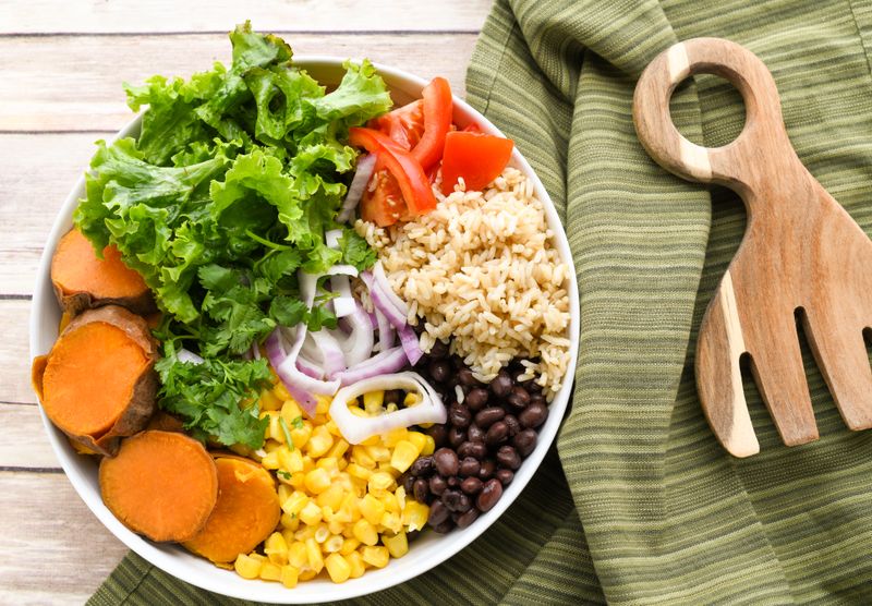 Fresh vegetables and ingredients used in GYG meals